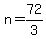 n=72%2F3