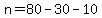 n=80+-30-10