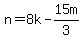 n=8k-15m%2F3