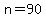 n=90
