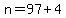 n=97%2B4