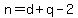 n=d%2Bq-2