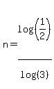 n=log%28%281%2F2%29%29%2Flog%28%283%29%29