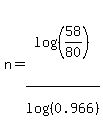 n=log%28%2858%2F80%29%29%2Flog%28%280.966%29%29