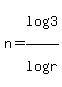 n=log%283%29%2Flog%28r%29