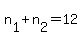 n%5B1%5D+%2B+n%5B2%5D+=+12