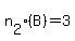 n%5B2%5D%28B%29+=+3