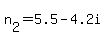 n%5B2%5D=+5.5+-+4.2i