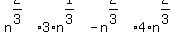 n%5E%282%2F3%29%2A3%2An%5E%281%2F3%29-n%5E%282%2F3%29%2A4%2An%5E%282%2F3%29