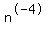 n%5E-4