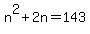 n%5E2%2B2n=143
