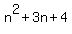 n%5E2%2B3n%2B4