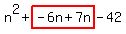 n%5E2%2Bhighlight%28-6n%2B7n%29-42