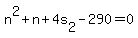 n%5E2%2Bn%2B4s%5B2%5D-290=0