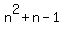 n%5E2%2Bn-1