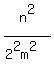 n%5E2%2F%282%5E2m%5E2%29