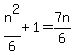 n%5E2%2F6%2B1=7n%2F6