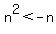 n%5E2%3C-n