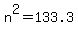 n%5E2=133.3
