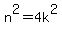 n%5E2=4k%5E2