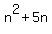n%5E2+%2B+5n