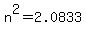 n%5E2+=+2.0833