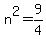 n%5E2+=+9%2F4