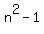 n%5E2-1