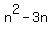 n%5E2-3n