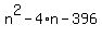 n%5E2-4%2An-396