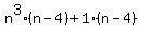 n%5E3%28n-4%29%2B1%28n-4%29