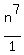 n%5E7%2F1