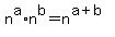 n%5Ea+%2A+n%5Eb+=+n%5E%28a%2Bb%29