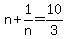 n+%2B+1%2Fn+=+10%2F3