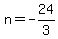 n+=+-24%2F3