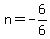 n+=+-6%2F6+