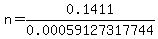 n+=+0.1411%2F0.00059127317744