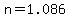 n+=+1.086+