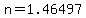 n+=+1.46497