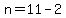 n+=+11+-+2
