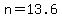 n+=+13.6