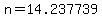 n+=+14.237739