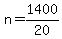 n+=+1400%2F20