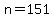 n+=+151