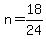 n+=+18%2F24