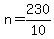 n+=+230%2F10