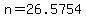 n+=+26.5754
