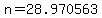 n+=+28.970563
