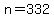 n+=+332