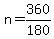 n+=+360%2F180